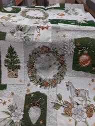 Салфетка под приборы НОВЫЙ ГОД CHRISTMAS FRAME PATCH